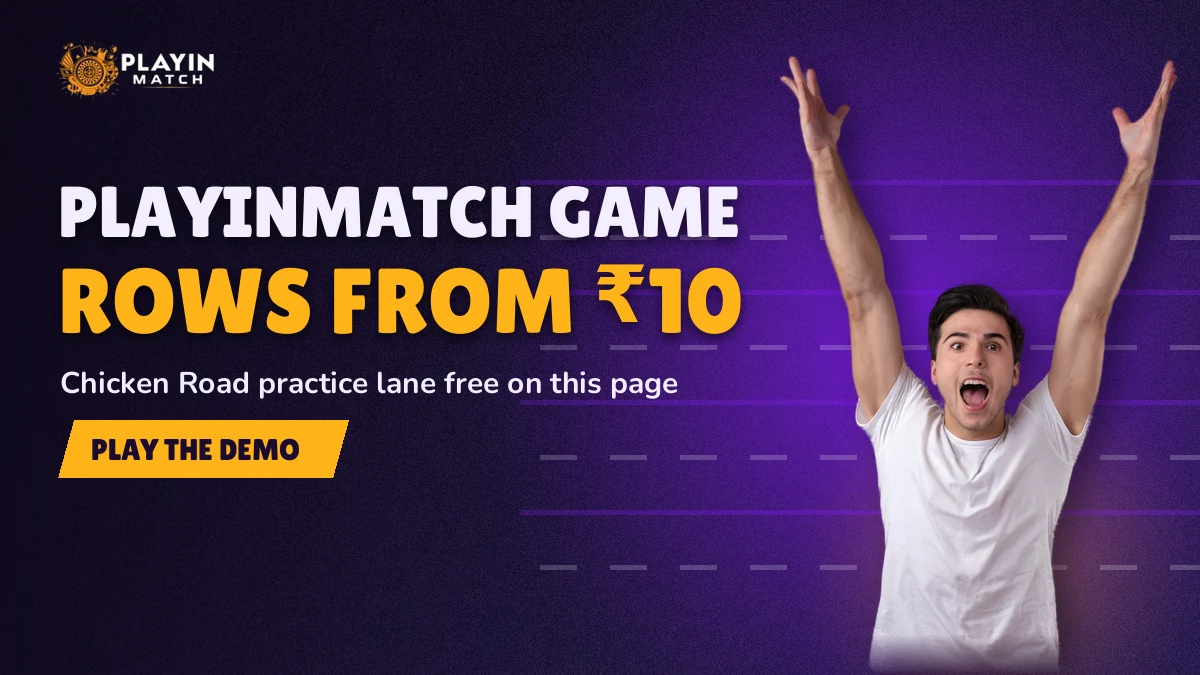 Smiling player beside a violet lobby wall of cricket, dealer and crash game rows
