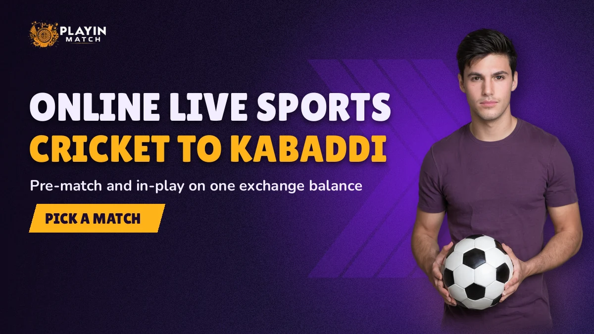 Floodlit cricket batter beside the PlayinMatch live sports odds ladder banner